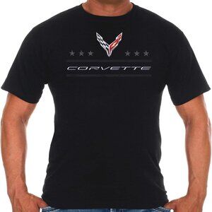 JH Design Men's Chevy Corvette C8 T Shirt a Crew Neck T-Shirt
